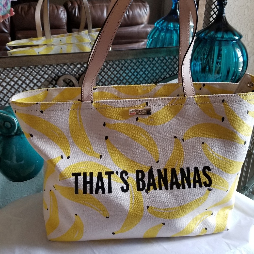 Kate Spade " That's Bananas " tote